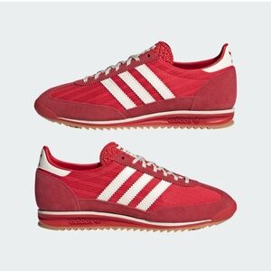 Adidas Crimson and White Trainers